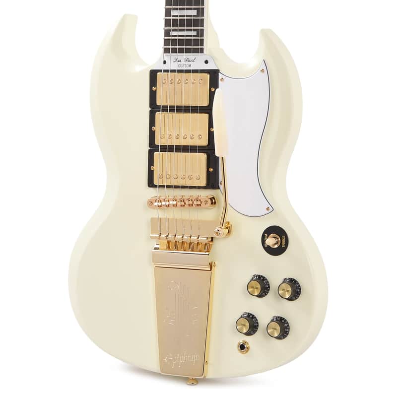 Epiphone "Inspired by Gibson Custom" '63 Les Paul SG Custom with Maestro Vibrola image 4