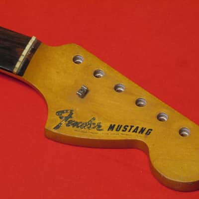Vintage 1966 Fender USA Mustang Guitar Neck Rosewood 1960's image 1