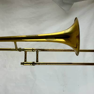 King 606 Student Model Tenor Trombone - Clear-Lacquered Brass image 1