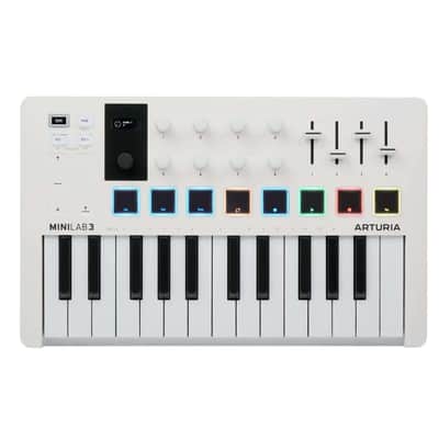 Minilab 3 USB Midi Controller (White)