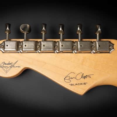 2004 Fender Custom Shop Eric Clapton Signature Stratocaster MN - Black | USA "Blackie" Noiseless Pickups Midboost | CoA OHSC image 19