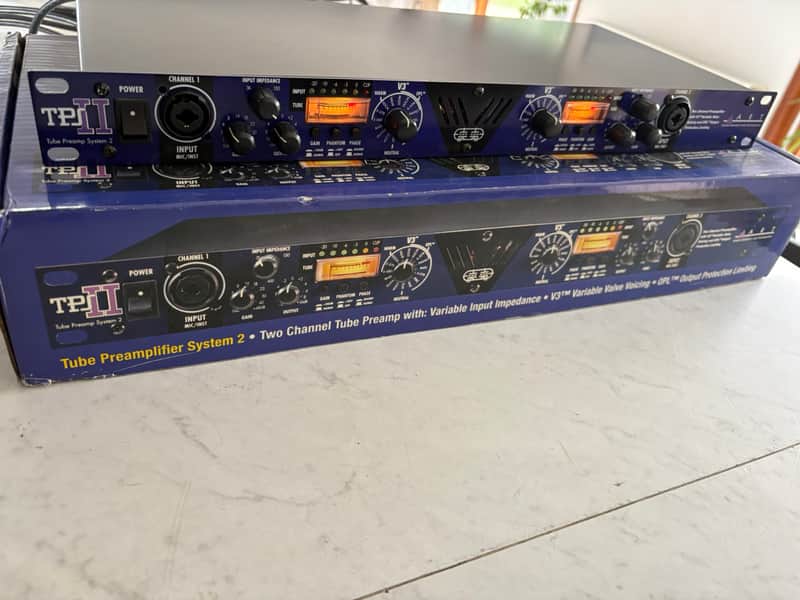 ART TPS II 2-Channel Tube Microphone Preamp 2011 - Present - Blue image 1