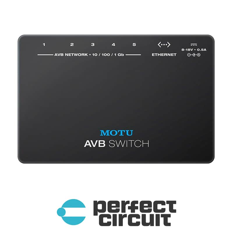 MOTU AVB Switch 5-Port Switch for AVB Audio Interfaces image 1