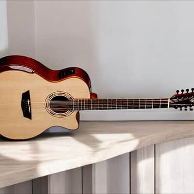 Washburn Comfort Series G15SCE-12 12-string Acoustic-Electric Guitar image 3