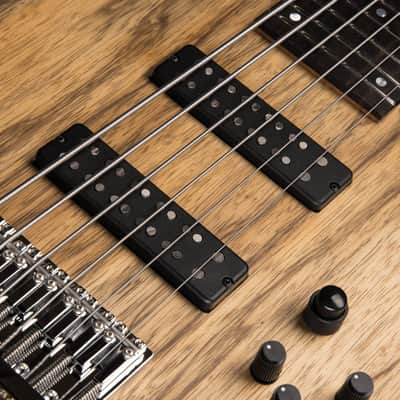 Fodera Imperial 6 Elite - Walnut/Black Limba image 14