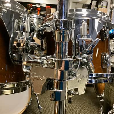 Gretsch Purewood Walnut 6pc Drum Set - 100% Walnut image 13
