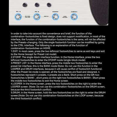 M-vave MK-300 Guitar Multi-Effect Processor | ANN Neural Modeling 120AMP/360FX | 10h Battery+300s Looper+128 Drum MIDI DAW,price include the import duty to US buyer image 11