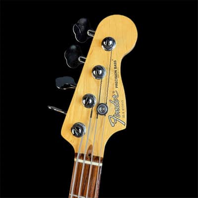 1989 Fender USA Longhorn Precision Bass Plus in Natural image 7