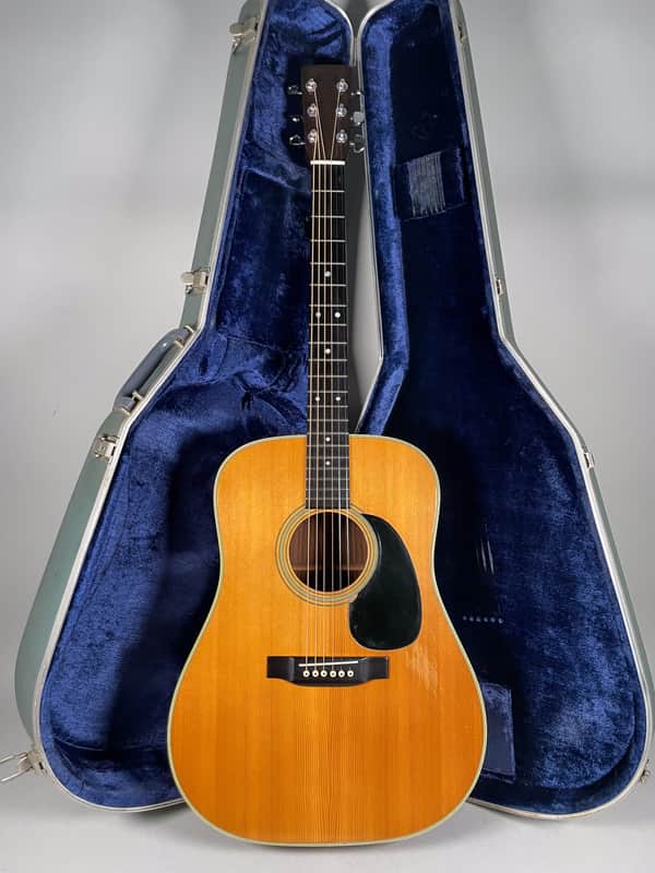1974 Martin D-28 Acoustic Dreadnought Guitar w/OHSC image 1