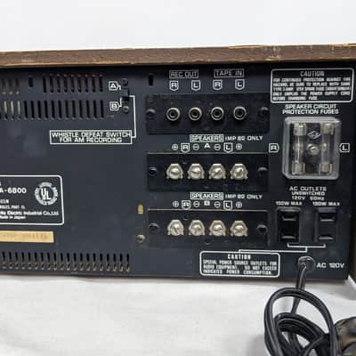 Vintage Panasonic RA-6800 AM/FM Receiver / 8-Track Stereo Recorder image 11