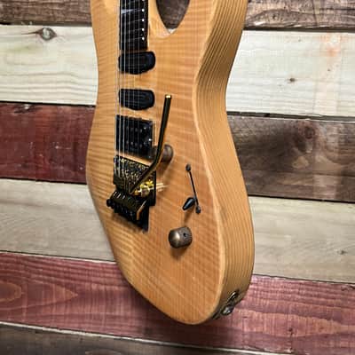 Jackson SL-3 Soloist Thru Neck HSS MIJ Natural Flame image 9
