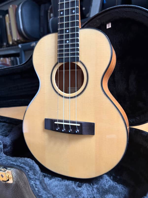 2012 Tony Graziano Tenor Ukulele #590 – Spruce / Figured Koa – Hardshell Case image 1