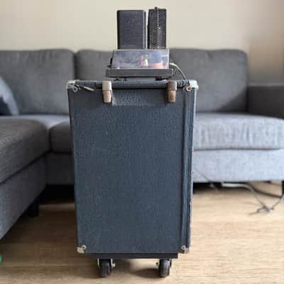 1961 Ampeg B-15N Portaflex Blue Check All Tube Bass Amp - ALL ORIGINAL, JUST SERVICED. image 11