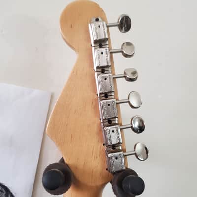 Partscaster Sunburst Strat, Blender Wiring, Stratosphere Texas Blues Pickups,2021 - Sunburst image 4