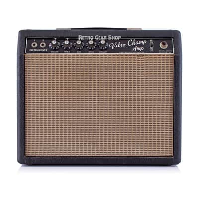 Fender Vibro Champ Tube Combo Guitar Amp No Logo Vintage Rare 8" Vibrochamp image 1