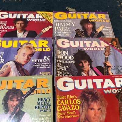 21 Guitar World Magazine 1981-1986 image 3