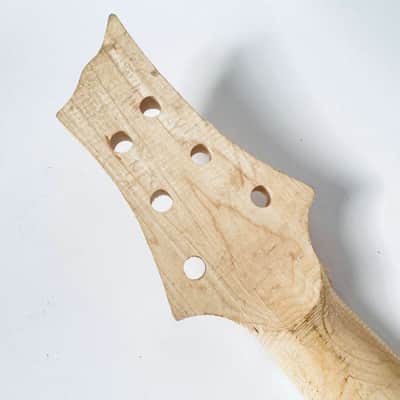 Maple Wood Guitar Neck, 24 Frets Rosewood Fretboard image 6