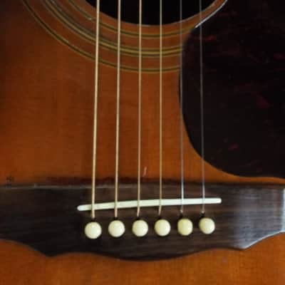 Super RARE Vintage Guild D-40CE Sunburst Acoustic Electric Cutaway 1980-81! image 14