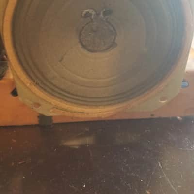 Webcor Small Mono Tube Amp Project 6V6 6E5 12AX7 AlNiCo 4" Speaker Bumblebee Sprague 1955 Copper image 4