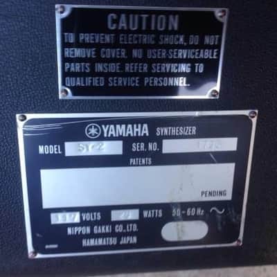 Yamaha SY-2 Analog Synthesizer SY2 Keyboard Synth 1970's Black image 14