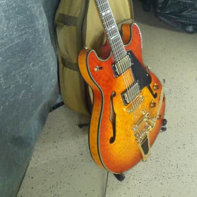 Samick Artist Series SAB 650 Burnt Orange image 11