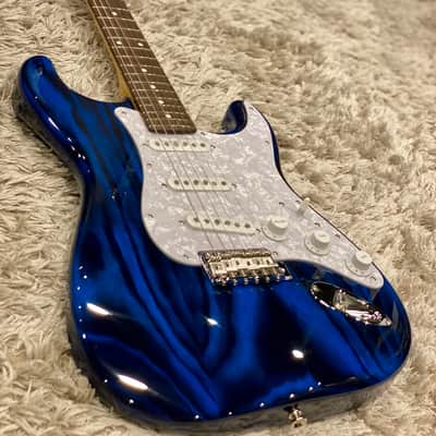 Tokai AST-128 SBL/R Goldstar Sound Limited Edition in Seethru Blue with Rosewood FB image 1