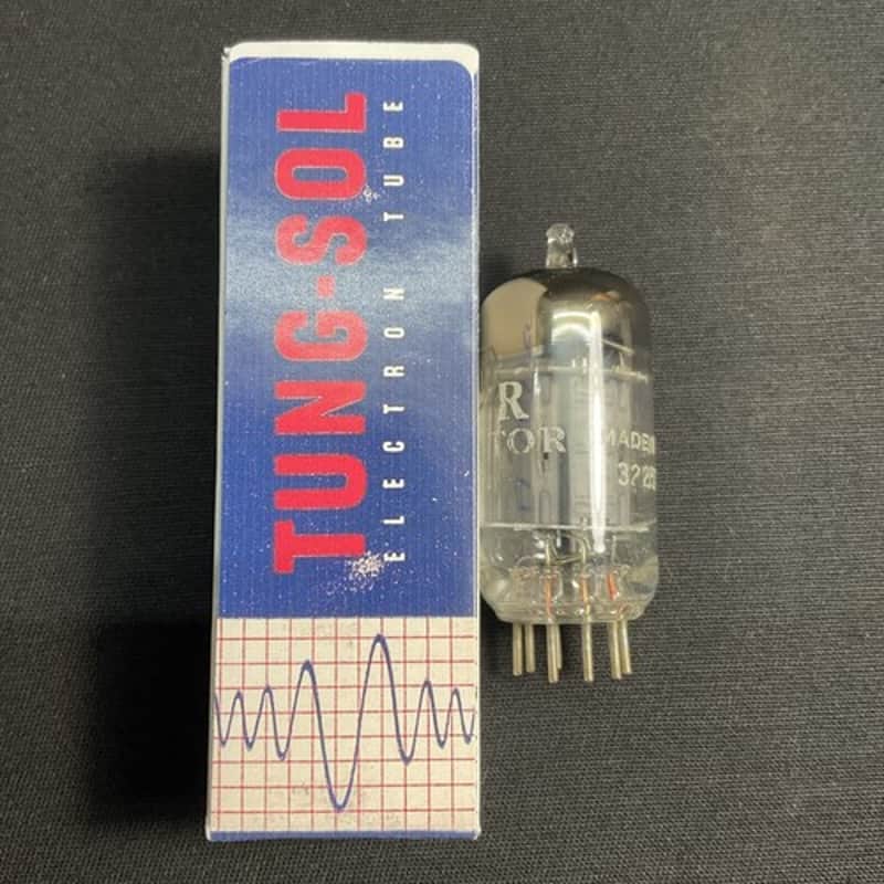 TUNG SOL 12AX7  AUDIO  Vintage VACUUM TUBE   FOIL STRIP [] GET Tested D.10128.C image 1