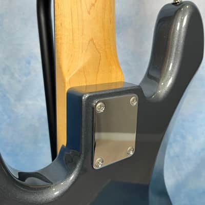 Fender MIJ Hybrid '60s Jazz Bass V 2020 Charcoal Frost Metallic image 17