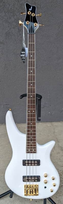 Jackson JS Series Spectra JS3 4-String Electric Bass Guitar, Snow White - Demo image 1