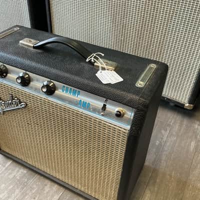 Fender Champ 6-Watt 1x8" Guitar Combo 1970 - 1981 - Silverface used image 5