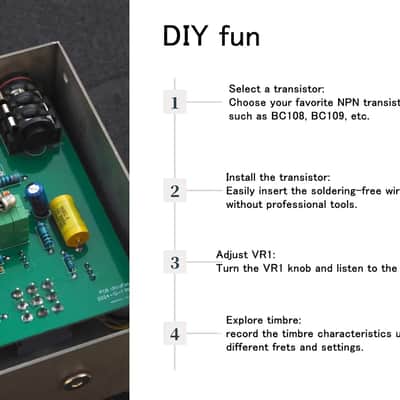 Imifumei Ultra Face Si Fuzz Pedal True Bypass BC108B Jimi Hendrix-style,Price include the import duty to US buyer image 3
