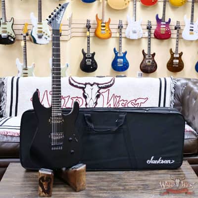 Jackson American Series Virtuoso HT Hardtail Streaked Ebony Fingerboard Satin Black 7.45 lbs image 4