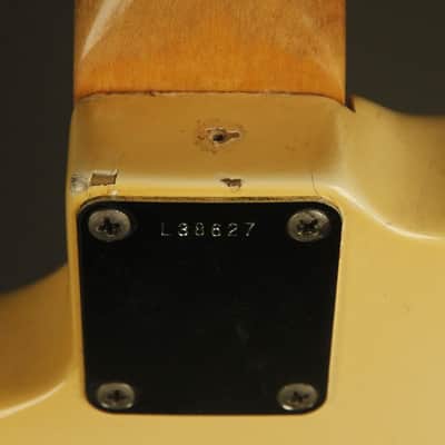 original 1964 Fender JAZZMASTER Olympic White w/matching headstock image 17