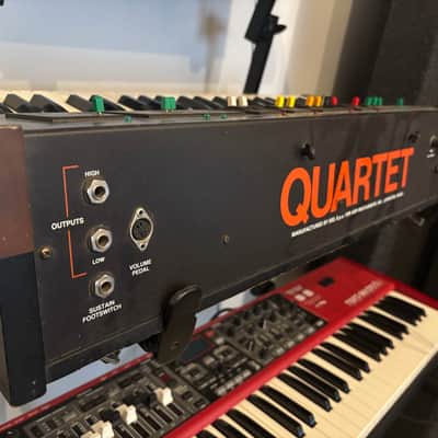 ARP Quartet Polyphonic Analog Synthesizer 1979 - 1980 - Black / Orange image 8