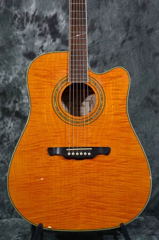 Alvarez FD60 Acoustic Electric Cutaway Dreadnought Amber Gloss Full Setup with Full Working EQ and FAST Shipping image 1