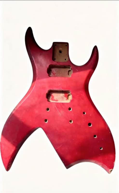 Red Mahogany BICH Style Guitar Body DIY Project image 1