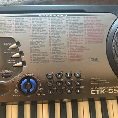 Casio CTK-558 61 Key Electronic Keyboard 100 Song Bank 100 Tones image 4