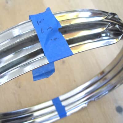 14" 6-Lug-Hole Drum Rims Hoops (set of 3) image 3