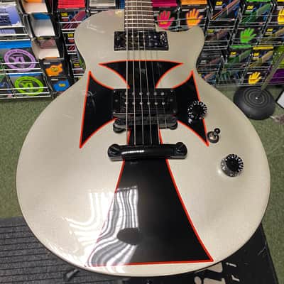 Epiphone Standard ENLB Les Paul Baritone guitar Iron Cross | Reverb