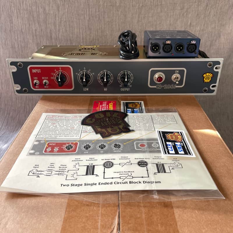 Coil Audio CA-286s as-new 110/120V w/ Palmer 2 I/O 48V image 1