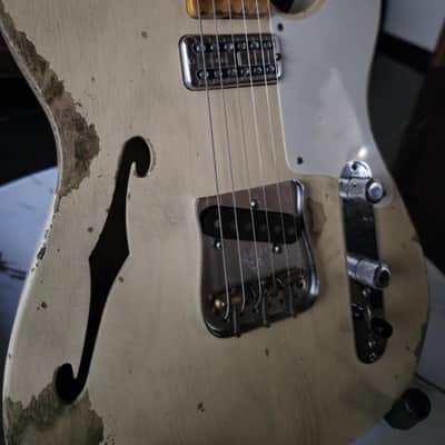 Fender Fender Custom Shop LTD Heavy Relic Caballo Tono Ligero Telecaster in Dirty White Blonde 2016 - Heavy Relic image 4