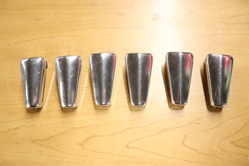 Pearl 6pk Bass Kick Drum Claws Chrome Vintage 1980's image 1