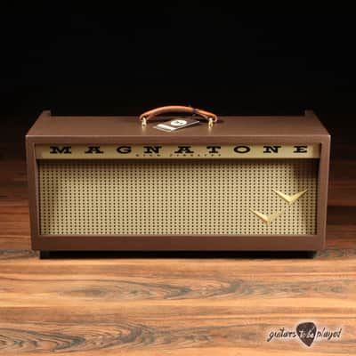 Magnatone Twilighter Stereo 22+22W Reverb/Vibrato Tube Amp Head w/ FTSW & Cover image 2