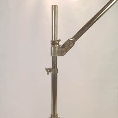 Walberg & Auge Nickel Tripod Base Stand + Boom Tube Cymbal/Drum Vintage 50s US image 6