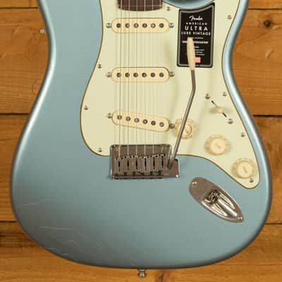 Fender American Ultra Luxe Vintage '60s Stratocaster - Rosewood - Ice Blue Metallic image 3