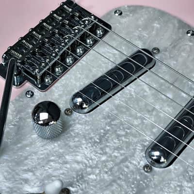MyDream Stratocaster Custom Built - Pearly and Pink Lipstick image 11