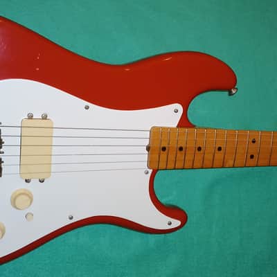 Fender Bullet H-1 with Maple Fretboard 1982 - 1983 Red image 1
