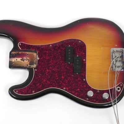 1973 Fender Precision Bass Left Handed - Sunburst Lefty Bass image 18