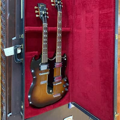 Gibson EMS 1235 mandolin/6string doubleneck  1966 Tobacco sunburst image 1