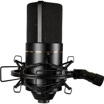 MXL 770 Multipurpose Cardioid Condenser Microphone (Black) Bundle with MXL HX9 Over-Ear Studio Pro Headphone image 5